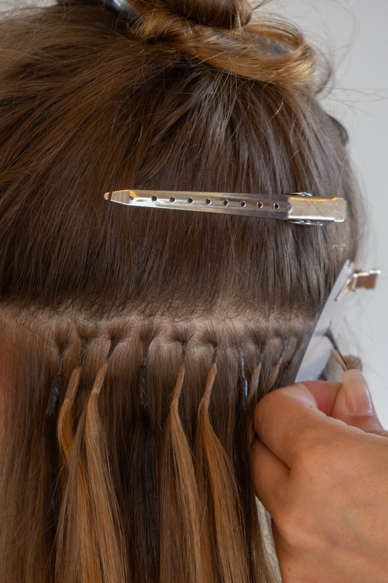 Keratine Wax plaatsing bij MimaHairExtensions